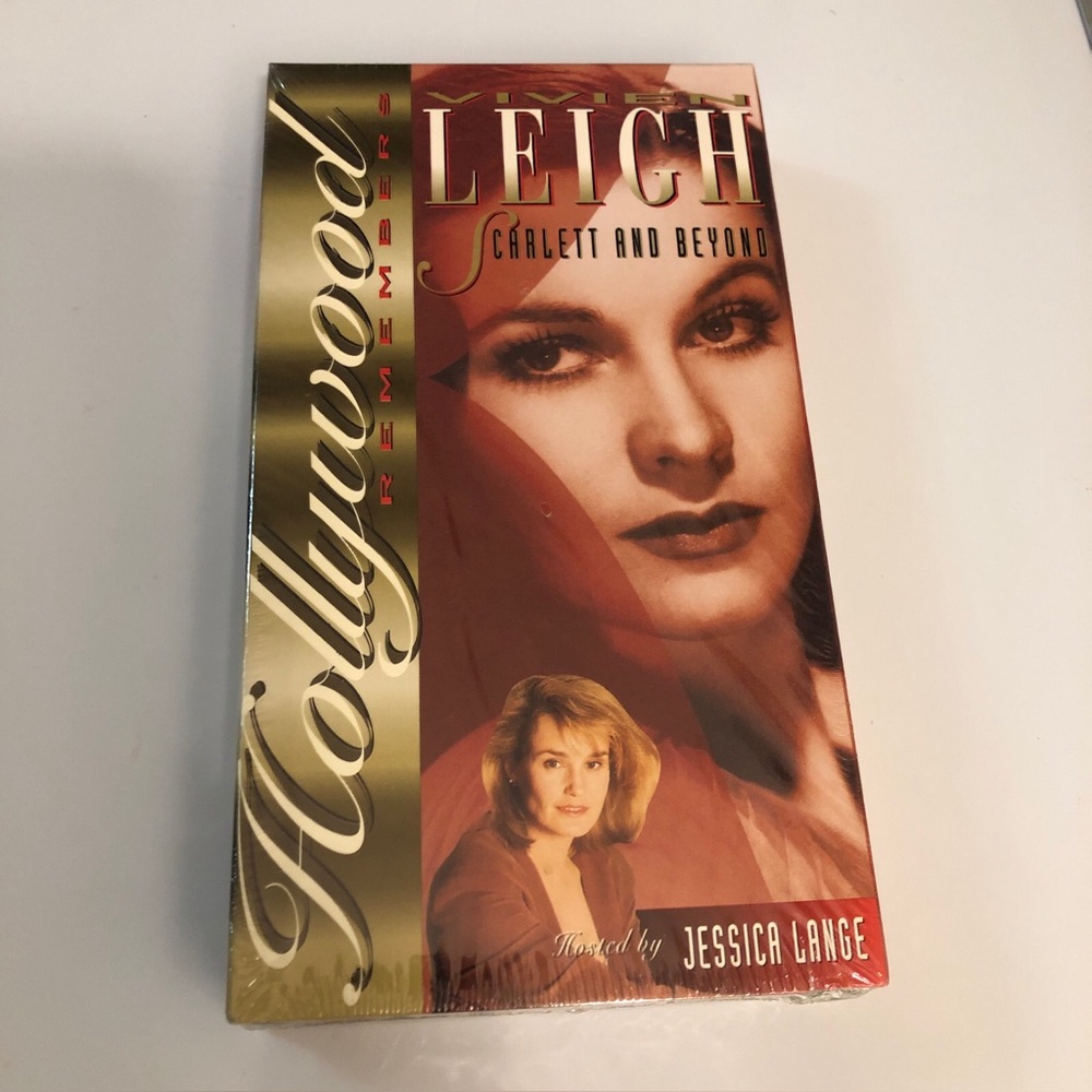 ⭐️ Hollywood Remembers Vivien Leigh: Scarlett & Beyond (VHS, 1991) Vintage